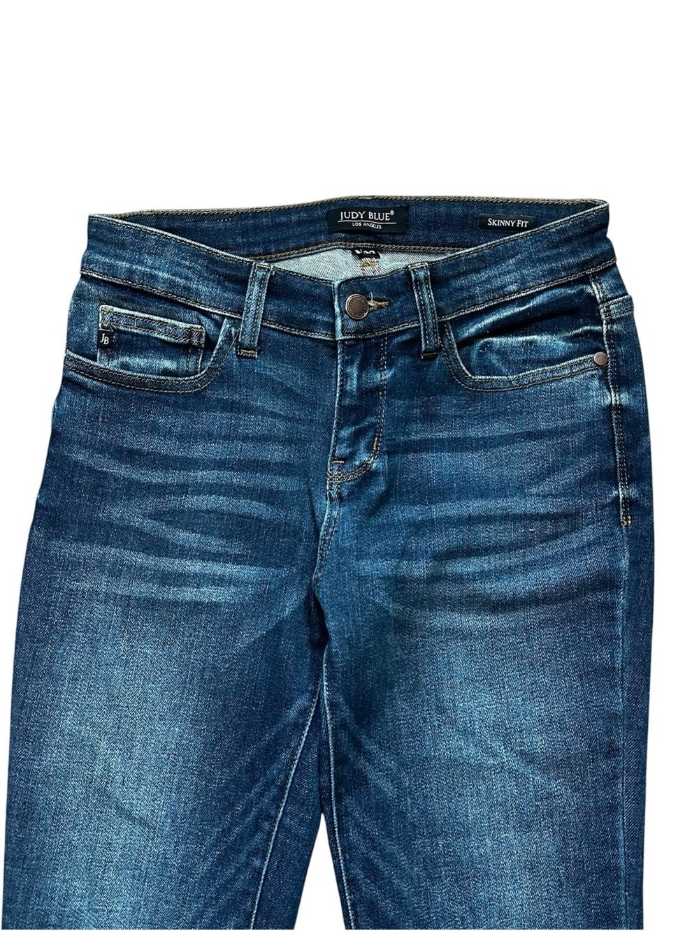 Judy Blue Skinny Fit Mid Rise Cotton Stretch Denim Jeans Size 5/27 - Picture 3 of 8